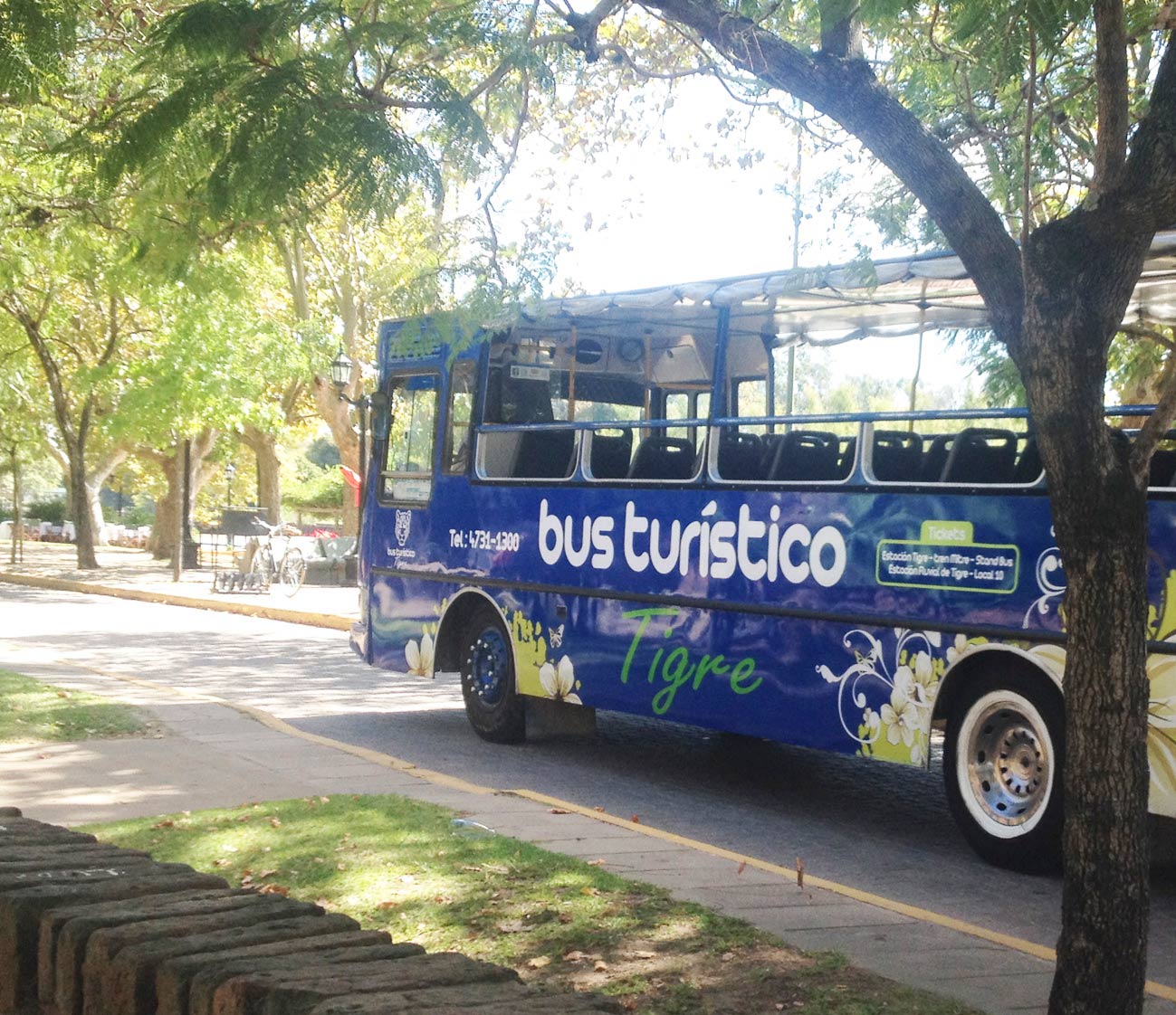 recorrido bus turistico tigre